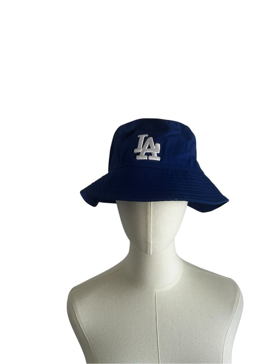 unbranded Accessories - LA Blue Bucket Hat – Minimal Streetwear Aesthetic, 100% Cotton Sporty Casual